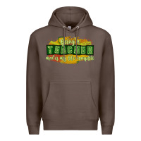 Coffee being a teacher makes my life complete Premium Hoodie - texasbilliewilder