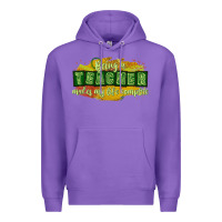 Purple being a teacher makes my life complete Premium Hoodie - texasbilliewilder