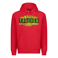 Red being a teacher makes my life complete Premium Hoodie - texasbilliewilder