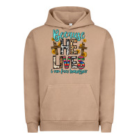 Pigment Burro because he lives i can face tomorrow Urban Hoodie - Zillion Design Studio