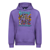 Tulip because he lives i can face tomorrow Urban Hoodie - Zillion Design Studio