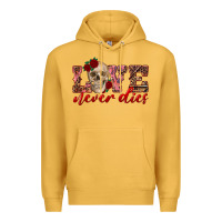Mustard love never dies skull Premium Hoodie - RanaPortraitStore