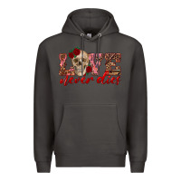 Smoke love never dies skull Premium Hoodie - RanaPortraitStore