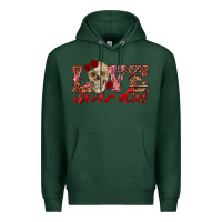 Sports Green love never dies skull Premium Hoodie - RanaPortraitStore