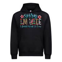 Black sorry i m late i didn t want to come Urban Hoodie - Zillion Design Studio