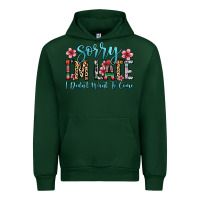 Forest Green sorry i m late i didn t want to come Urban Hoodie - Zillion Design Studio