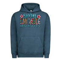Pigment Midnight Navy sorry i m late i didn t want to come Urban Hoodie - Zillion Design Studio