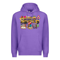Purple best bus driver ever Premium Hoodie - texasbilliewilder