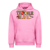 Fuchsia Pink teacher life Urban Hoodie - texasbilliewilder