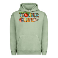 Pigment Oil Green teacher life Urban Hoodie - texasbilliewilder