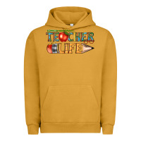 Pigment Peanut Butter teacher life Urban Hoodie - texasbilliewilder
