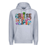 Heather Grey cruise life Premium Hoodie - Zillion Design Studio