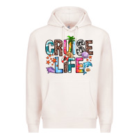 Pale Pink cruise life Premium Hoodie - Zillion Design Studio