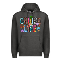 Charcoal Heather cruise life Premium Hoodie - Zillion Design Studio