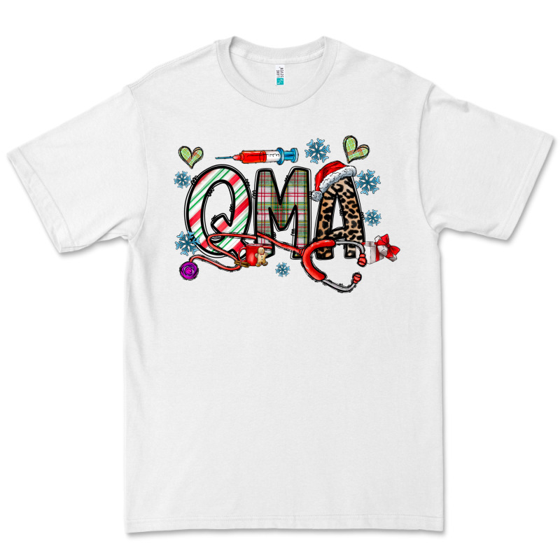 Christmas Nurse Qma Premium Tee by CowhideDigitalArt | Teevron
