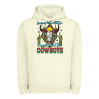 Pigment Pistachio raising hell with the hippies and the cowboys Urban Hoodie - Zillion Design Studio