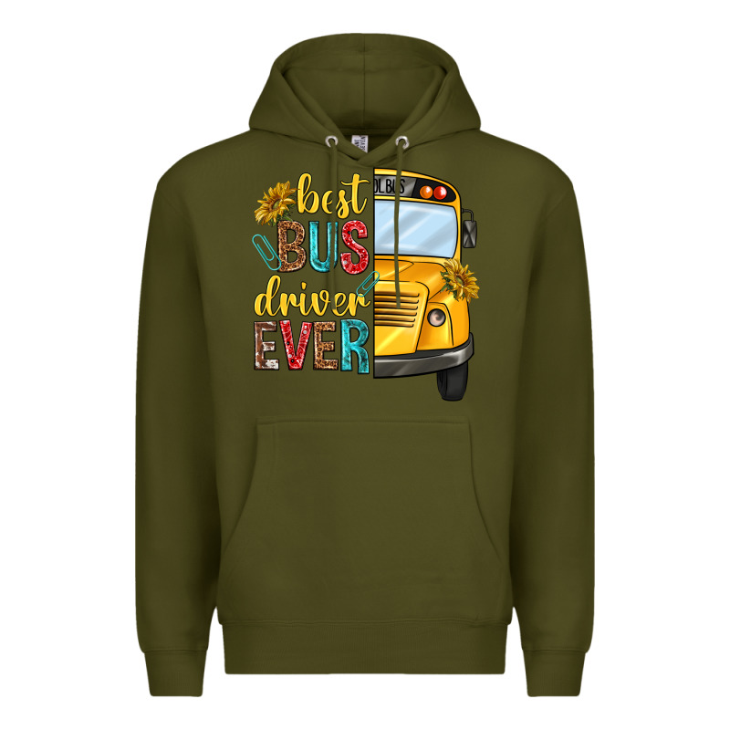 Best Bus Driver Ever Premium Hoodie by texasbilliewilder | Teevron