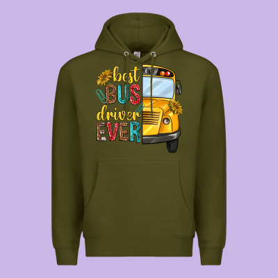 Best Bus Driver Ever Premium Hoodie Designed By Texasbilliewilder