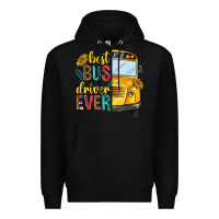 Black best bus driver ever Premium Hoodie - texasbilliewilder