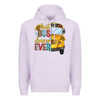 Lilac best bus driver ever Premium Hoodie - texasbilliewilder