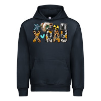 Navy x ray Urban Hoodie - Zillion Design Studio