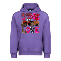 Tulip valentine's day loads of love tractor with pin heart balloons Urban Hoodie - RanaPortraitStore