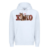 White xoxo horse Premium Hoodie - RanaPortraitStore