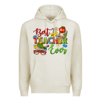Oatmeal Heather best teacher ever Premium Hoodie - texasbilliewilder