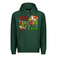 Sports Green best teacher ever Premium Hoodie - texasbilliewilder