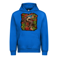 Cobalt valentine's day cowboy cactus rose Urban Hoodie - RanaPortraitStore