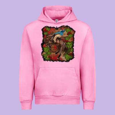 Urban Hoodie valentine's day cowboy cactus rose