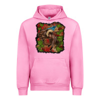 Fuchsia Pink valentine's day cowboy cactus rose Urban Hoodie - RanaPortraitStore