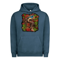 Pigment Midnight Navy valentine's day cowboy cactus rose Urban Hoodie - RanaPortraitStore