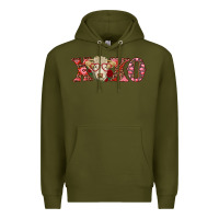 Army Green xoxo charolais cow Premium Hoodie - RanaPortraitStore