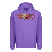 Purple xoxo charolais cow Premium Hoodie - RanaPortraitStore