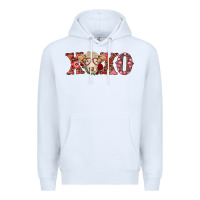 White xoxo charolais cow Premium Hoodie - RanaPortraitStore
