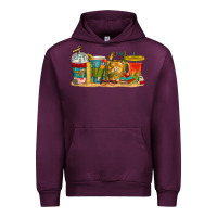 Mauve Wine teacher fuel coffee cups Urban Hoodie - texasbilliewilder