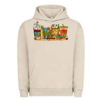 Pigment French Oak teacher fuel coffee cups Urban Hoodie - texasbilliewilder