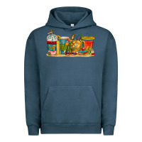 Pigment Midnight Navy teacher fuel coffee cups Urban Hoodie - texasbilliewilder