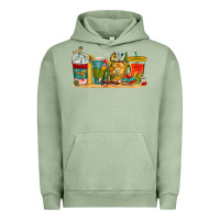 Teacher Fuel Coffee Cups Urban Hoodie | Teevron