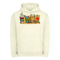 Pigment Pistachio teacher fuel coffee cups Urban Hoodie - texasbilliewilder