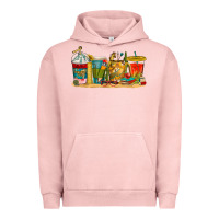 Pigment Salmon teacher fuel coffee cups Urban Hoodie - texasbilliewilder