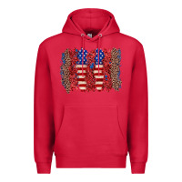 Cardinal 4th of july brushstroke Premium Hoodie - Zillion Design Studio