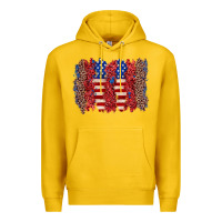 4th Of July Brushstroke Premium Hoodie | Teevron
