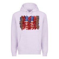 Lilac 4th of july brushstroke Premium Hoodie - Zillion Design Studio