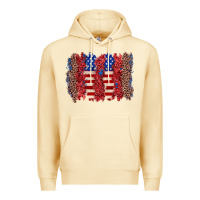 Pina Colada 4th of july brushstroke Premium Hoodie - Zillion Design Studio
