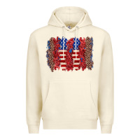 Sandshell 4th of july brushstroke Premium Hoodie - Zillion Design Studio