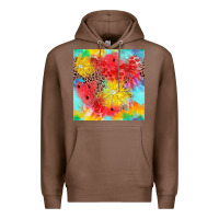 Chestnut fruits leopard seamless pattern Premium Hoodie - Zillion Design Studio