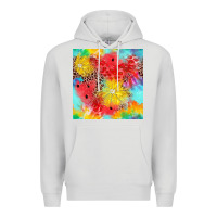 Dove Grey fruits leopard seamless pattern Premium Hoodie - Zillion Design Studio