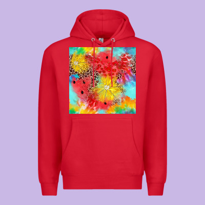 Fruits Leopard Seamless Pattern Premium Hoodie Designed By Zillion Design Studio